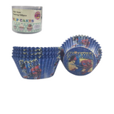 Character Muffin Cups - 100pcs, Assorted Designs