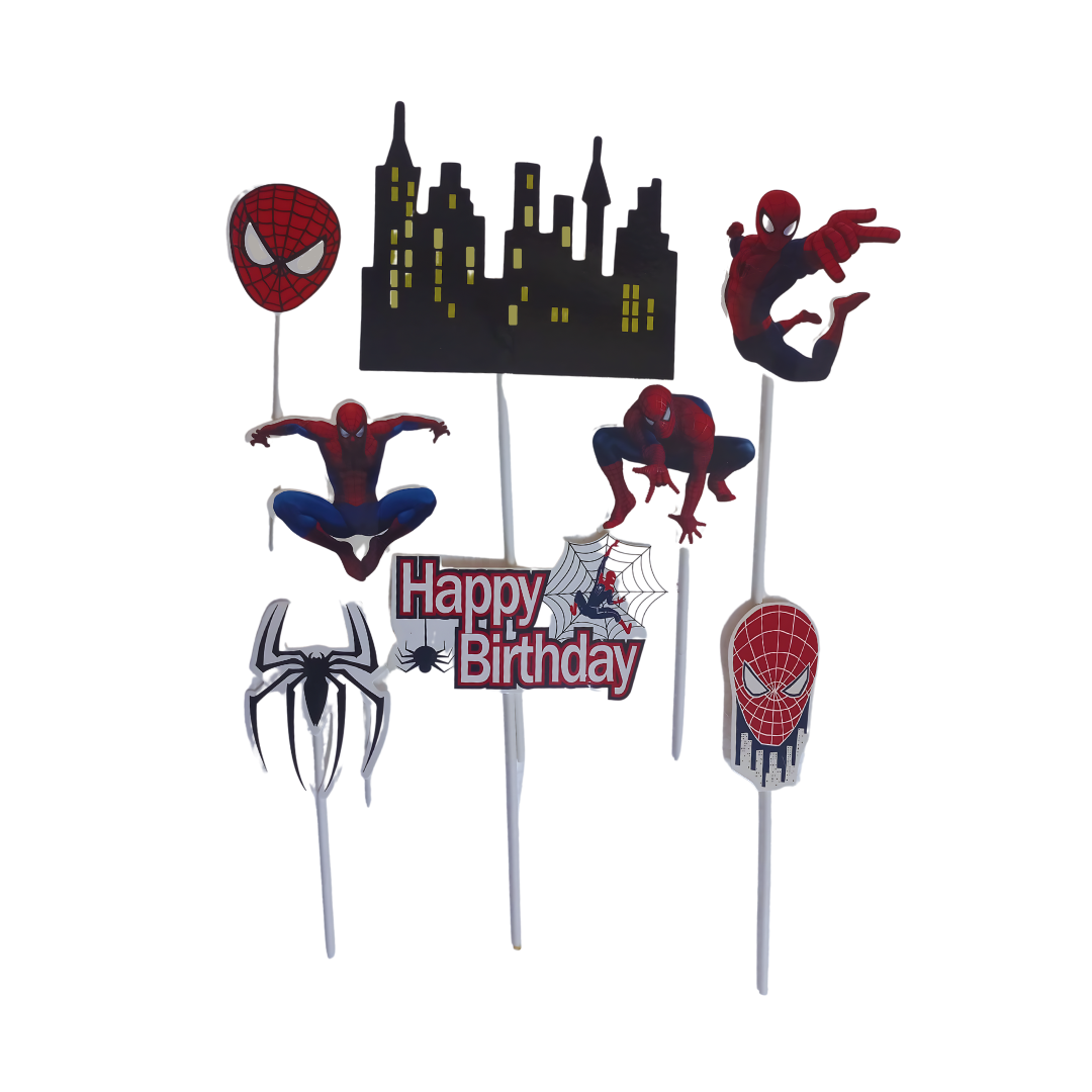 Character Cake toppers - 8/6 Piece