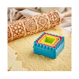 Square Biscuit Plastic Cutter - 5pc