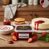 Strawberry Fruit Topping - 300g Ready-to-Use Dessert & Cake Topping