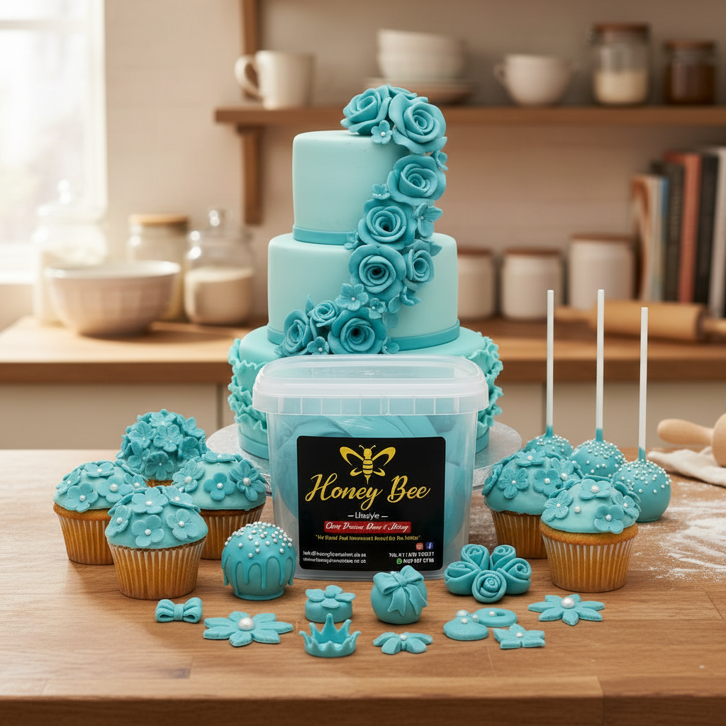 Premium Fondant – Tiffany Blue, Assorted Sizes