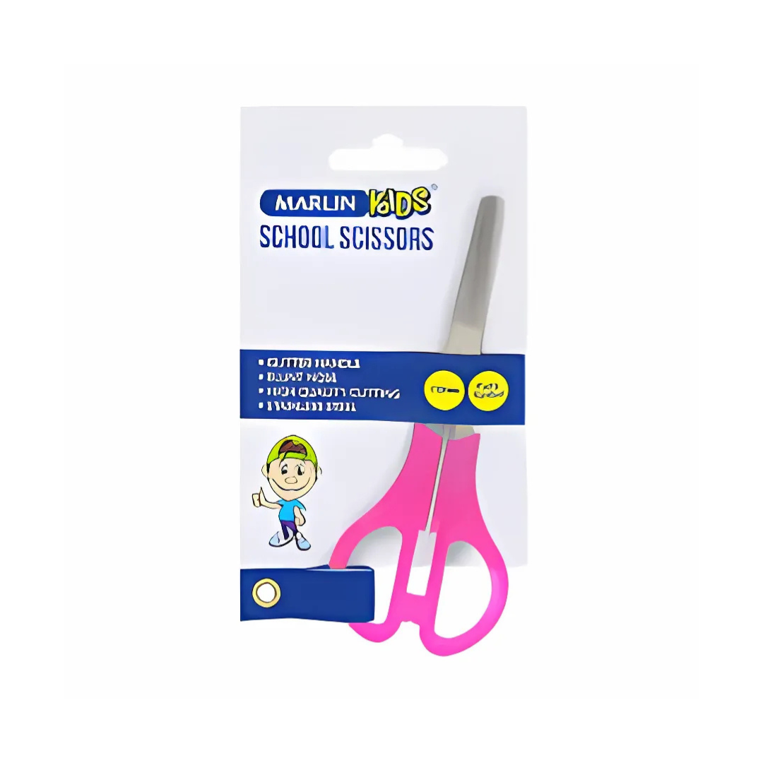 Marlin Kids School Scissors Assorted Colours