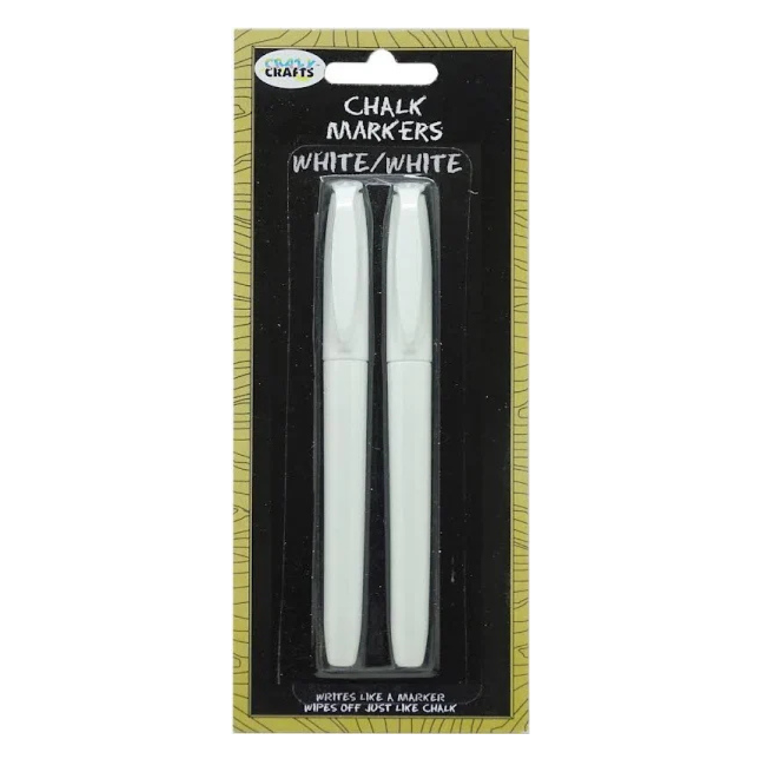 Crazy Crafts Chalk Markers Set of Two Assorted Colours