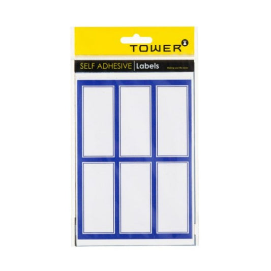 Tower self-adhesive labels 37x65 Pack of 24