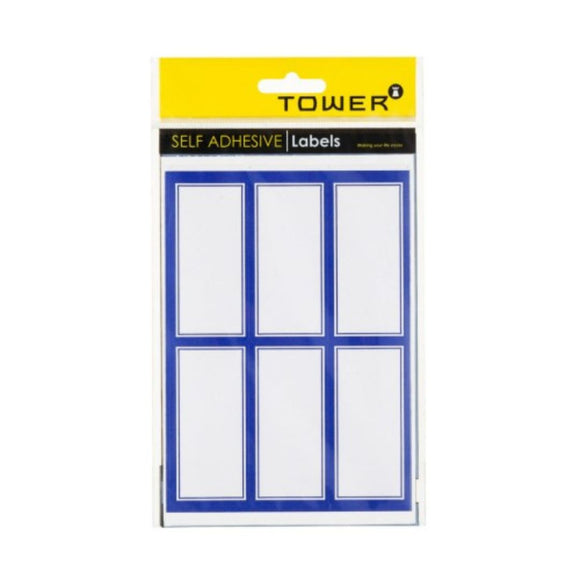 Tower self-adhesive labels 37x65 Pack of 24