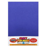 A4 Fun Foam Sheets Pack of 6 Assorted Colors