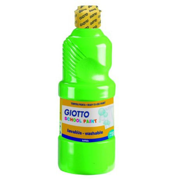 Giotto School Paint 500ml Assorted Colours