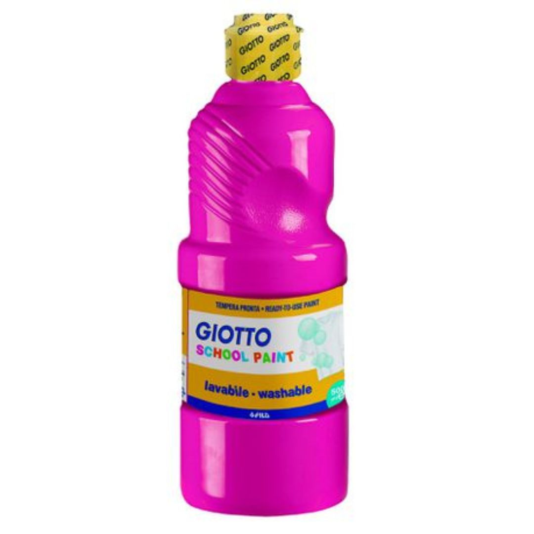 Giotto School Paint 500ml Assorted Colours