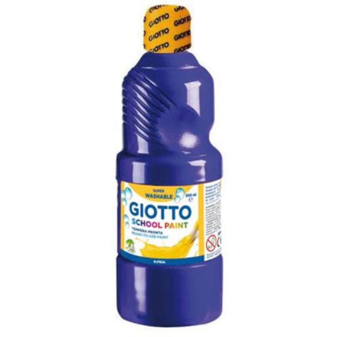 Giotto School Paint 500ml Assorted Colours