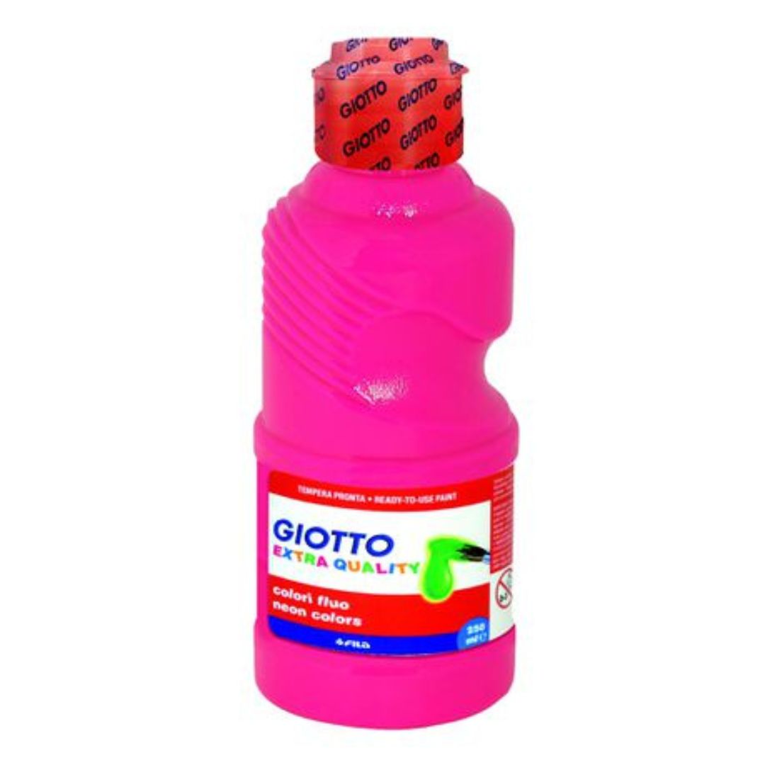 Giotto Neon Paint Assorted Colours 250ml