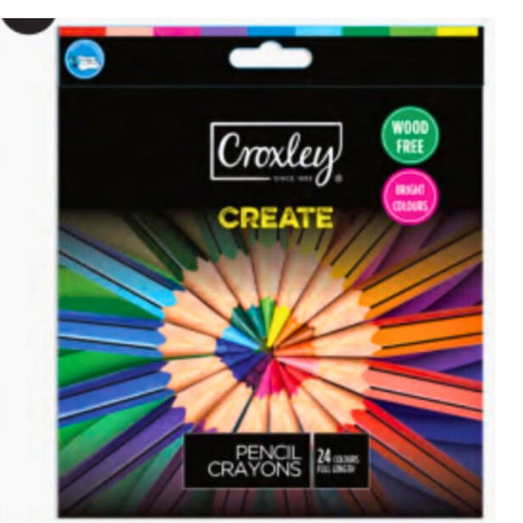 Croxley Pencil Crayons 24's