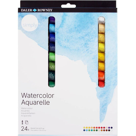 Daler Rowney Watercolor Paint 24 x 12ml