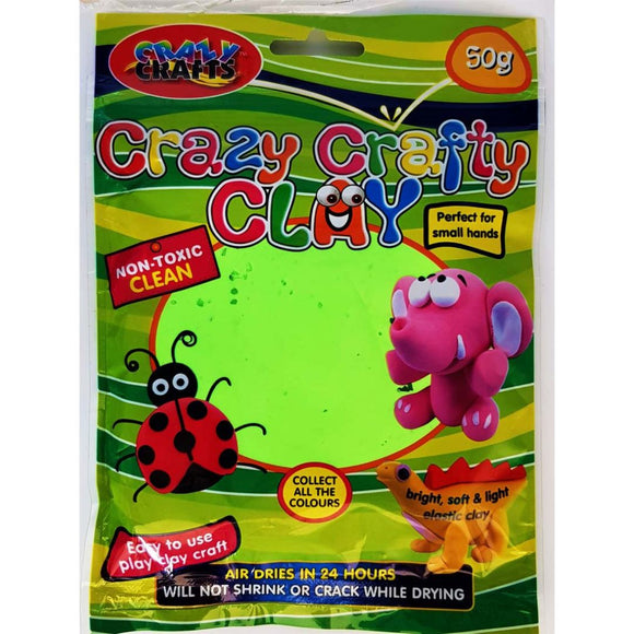 Crafty Clay 50g Assorted Colors.
