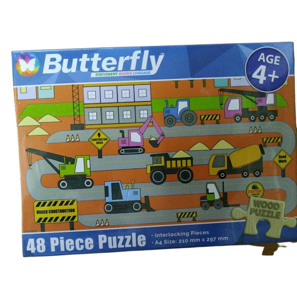 Butterfly Wooden Puzzle 48pc