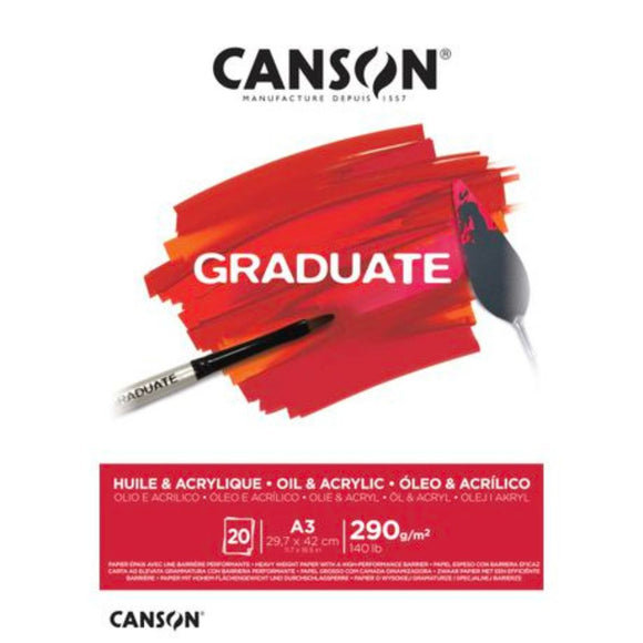 Canson Graduate Oil and Acrylic Drawing Pad