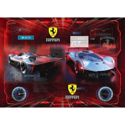 A4 Precut Book Covers - Ferrari Design - Pack of 5