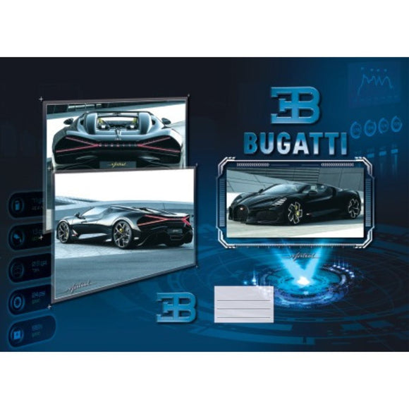 A4 Precut Book Covers- Bugatti Themed Pack of 5