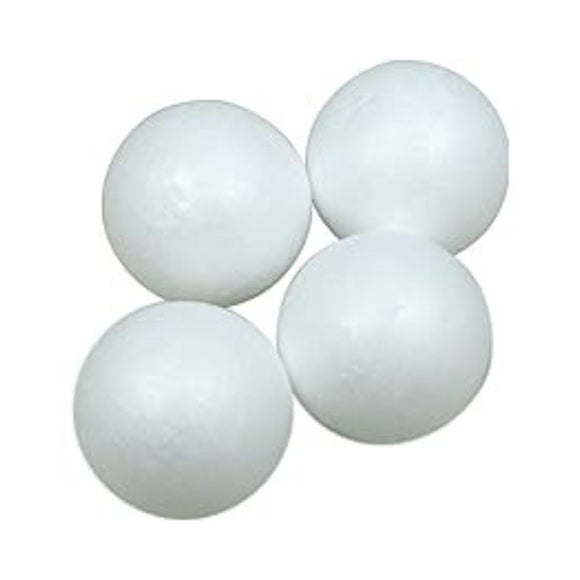 Polystyrene Balls (Pack of 4) 60mm sized.