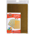 Metallic Corrugated Paper Gold 6pc Honey Bee