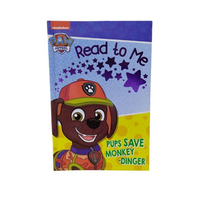 Butterfly Reading Book Pups Save Monkey-Dinger