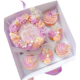 Bento Cake Box - Mini Cake + 5 Cupcakes