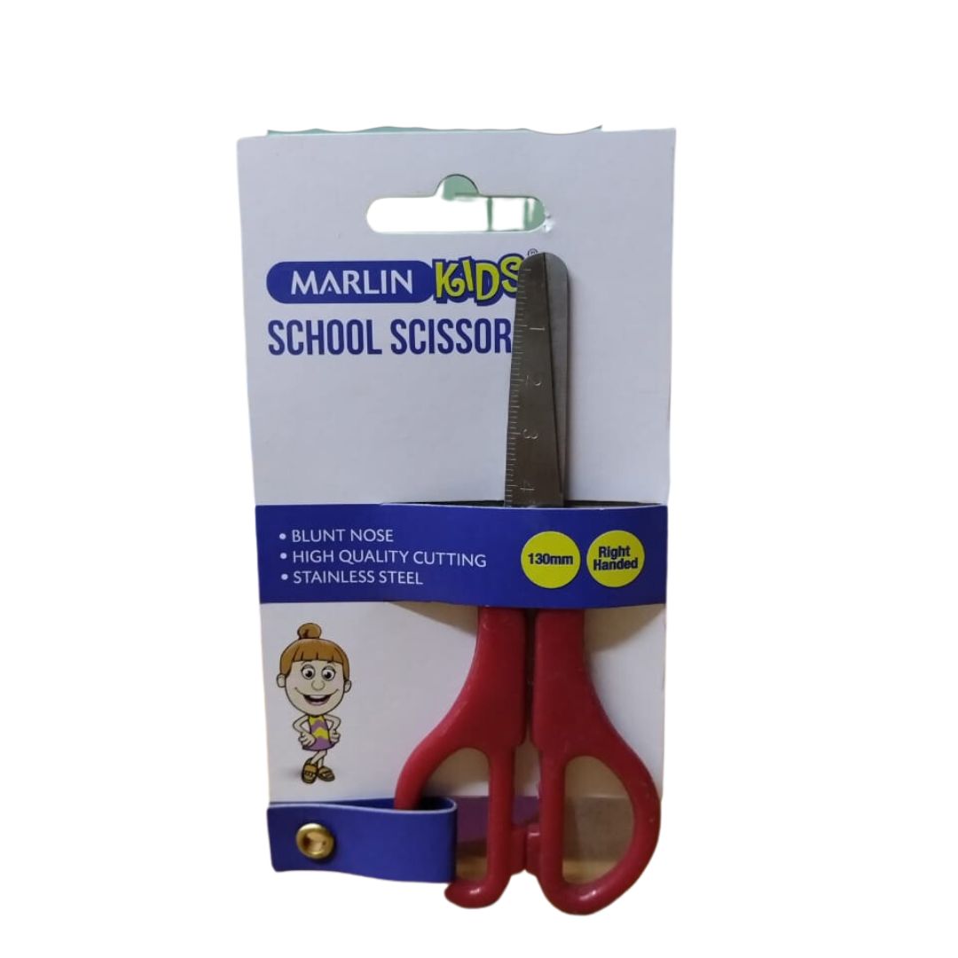 Marlin Kids School Scissors Assorted Colours