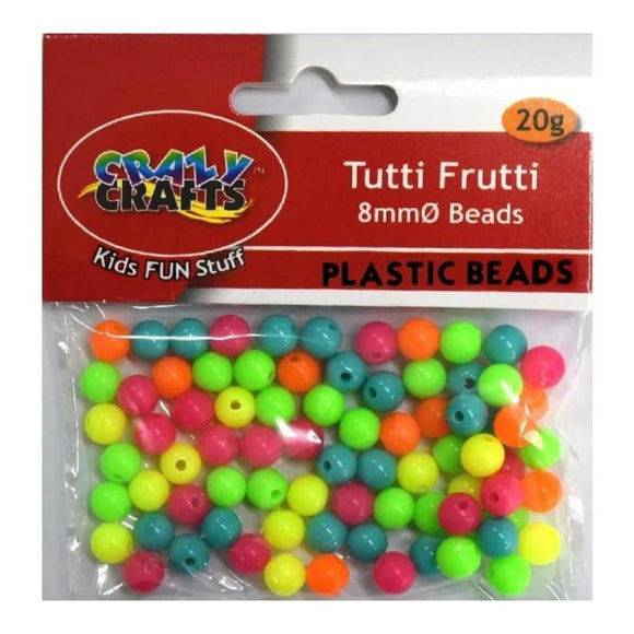 Plastic Beads Tutti Frutti