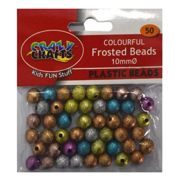 Frosted Beads 50 pcs