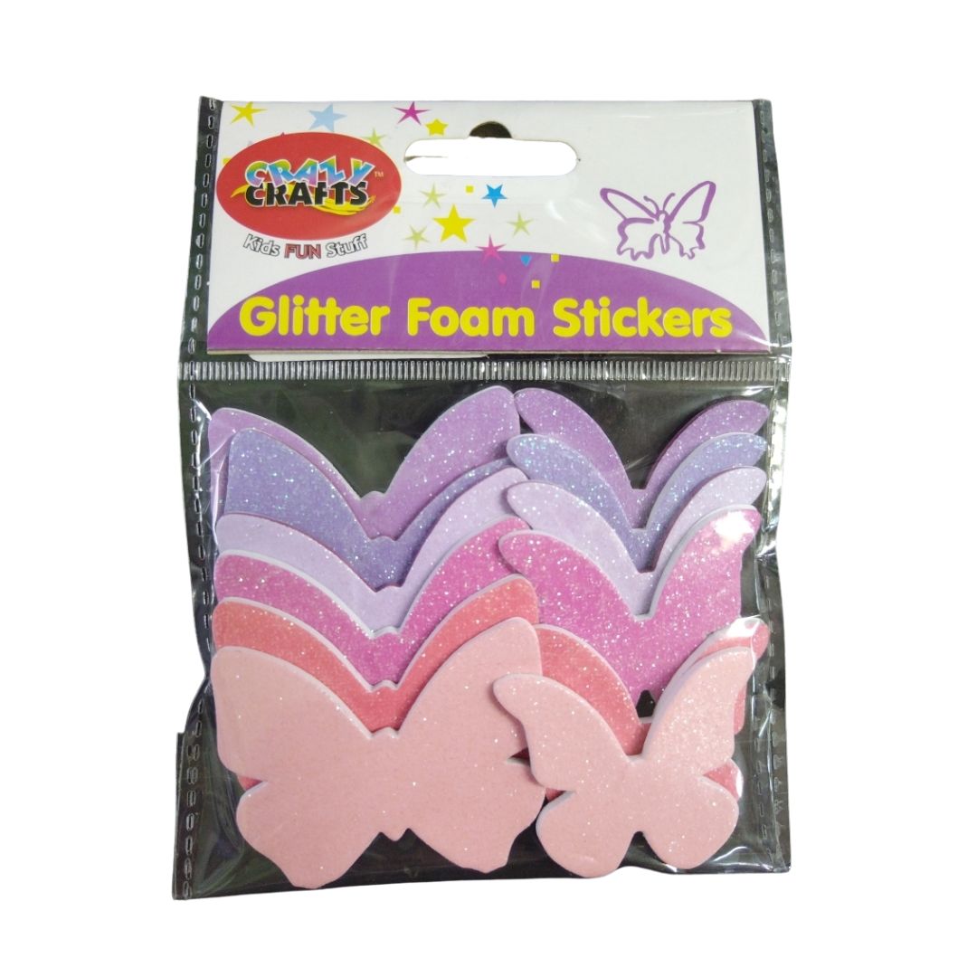 Glitter Foam Stickers Assorted Packs