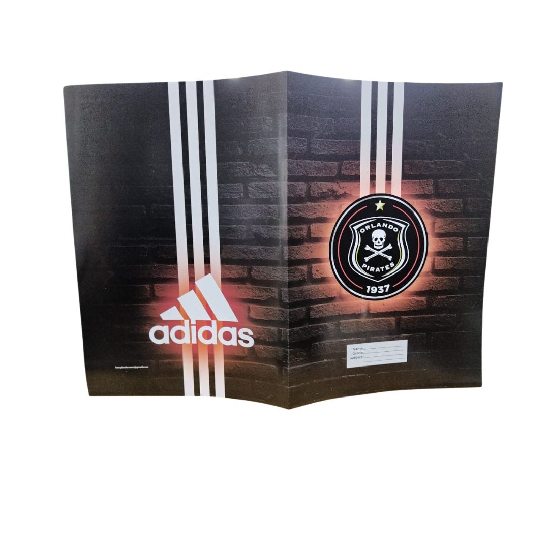 A4 Precut Book Covers - Orlando Pirates Pack of 5