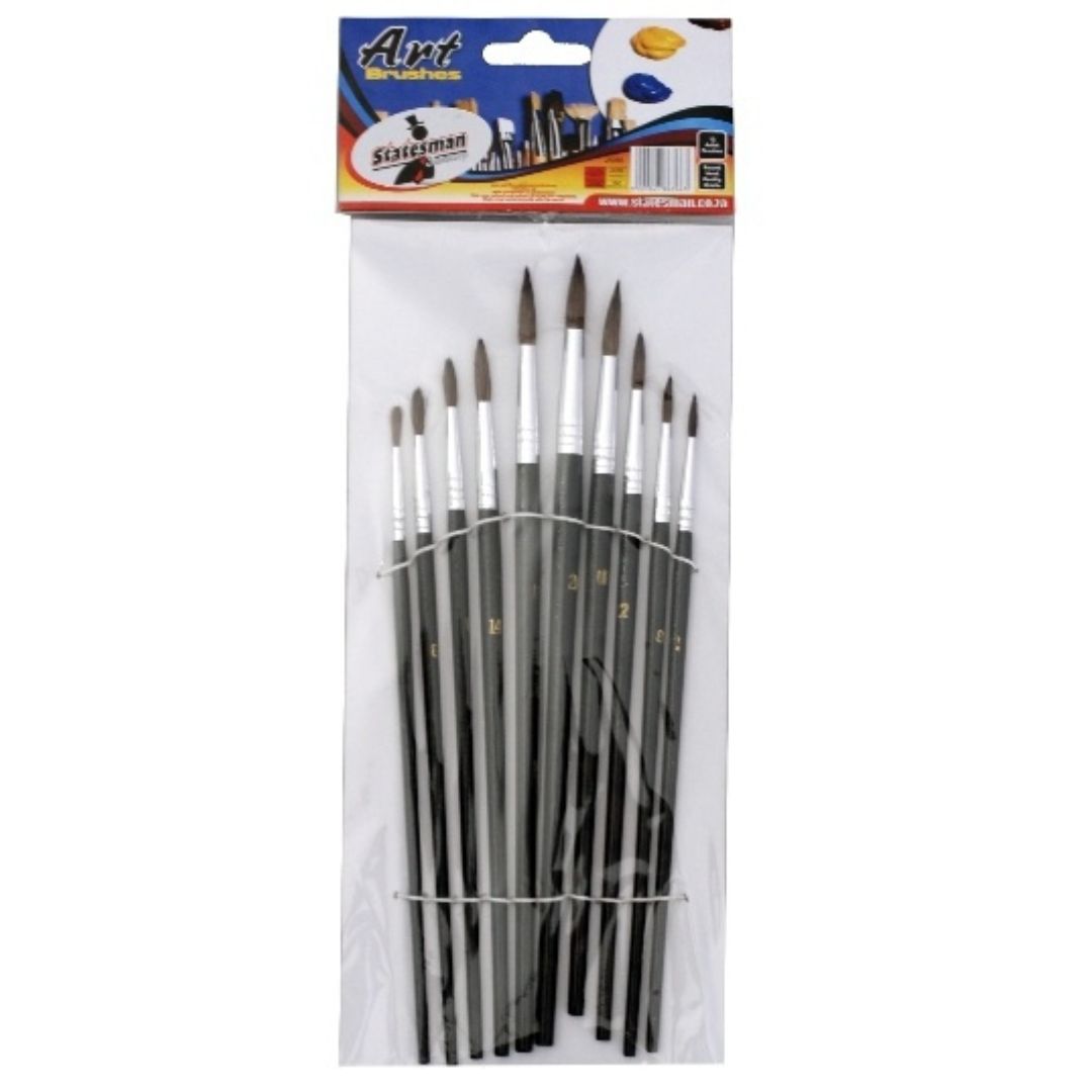 Paint Brushes Set of 10