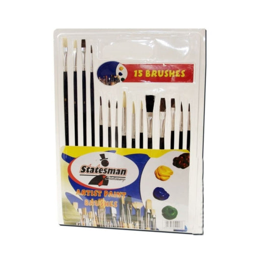 Paint Brushes Set of 15