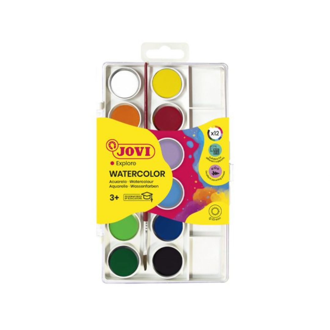 Jovi Watercolour Paint Set of 12