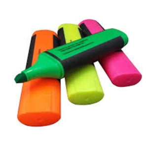 Single Highlighters Assorted Colours