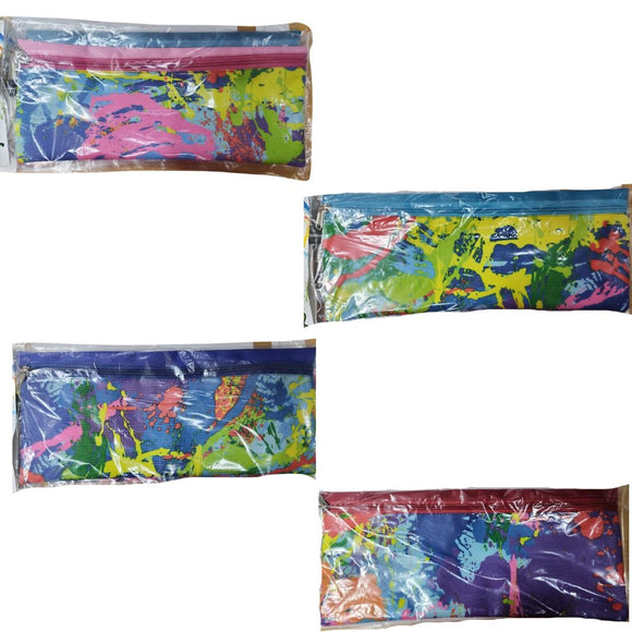 Splash Pencil Cases 33cm Assorted Colours