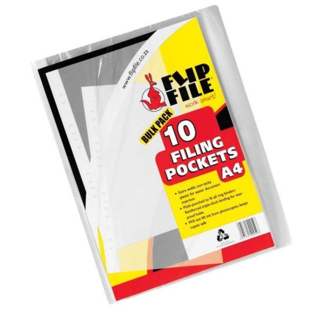 Filing Pocket Pack of 10