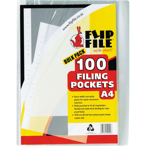 Filing Pockets Pack of 100