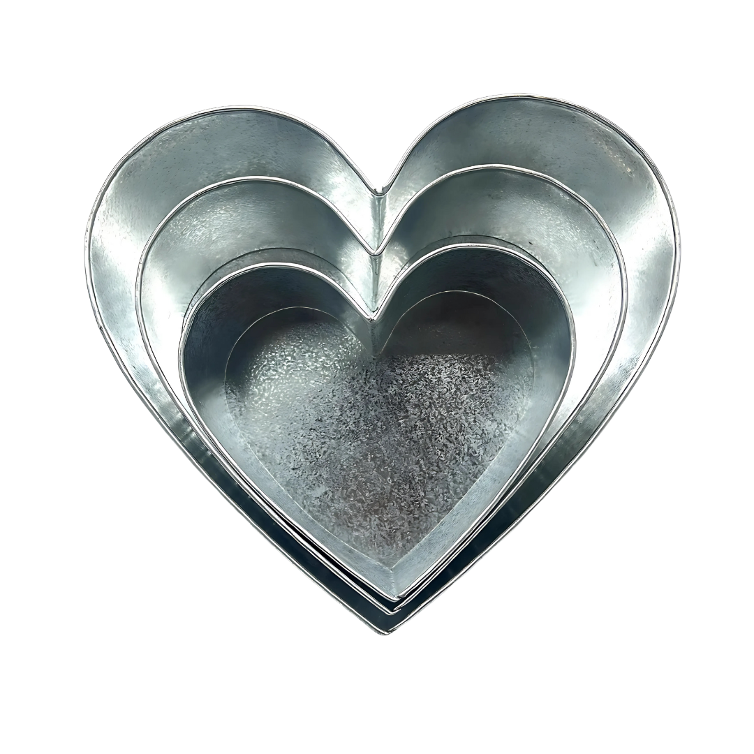 Cake Pan Heart Shaped Assorted Sizes