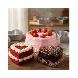 Cake Pan Heart Shaped Assorted Sizes