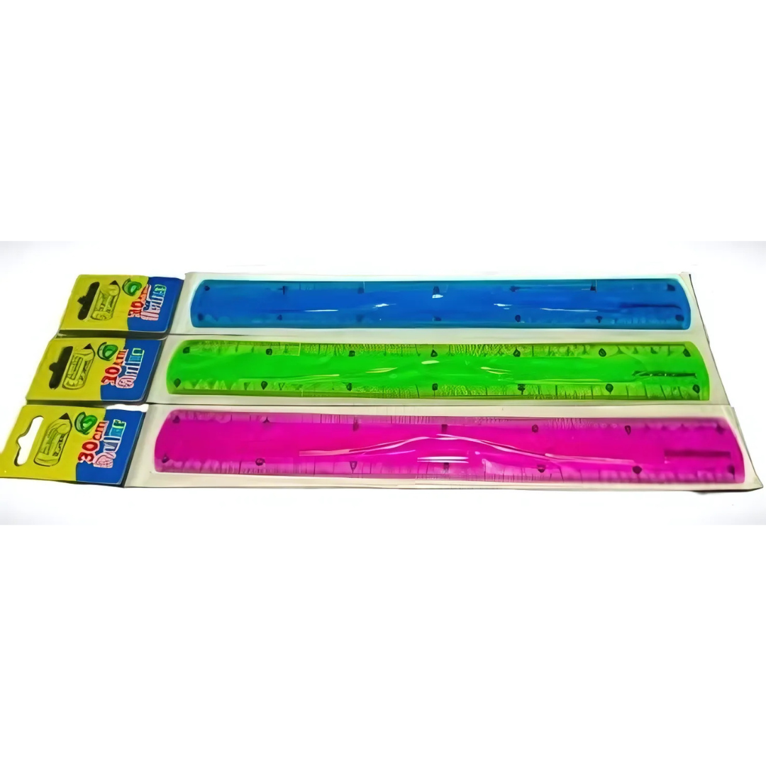 Flexible Rulers Assorted Colours