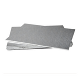 Square Masonite Cake Boards - Silver