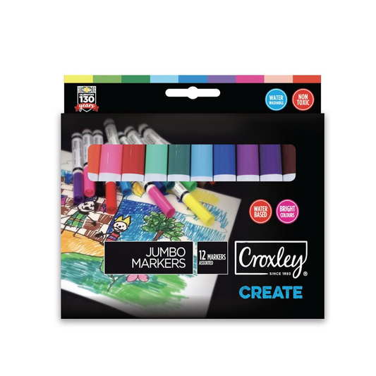 Croxley Jumbo Markers Pack of 12