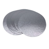 Cake Boards Masonite - Silver, Round, Assorted Sizes