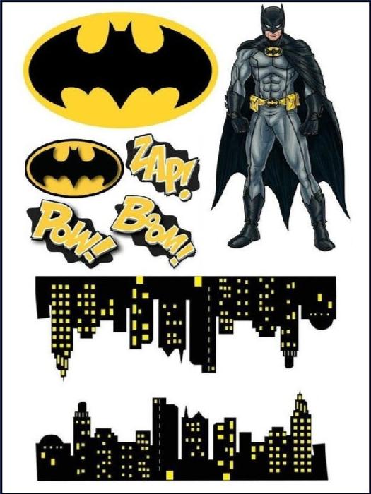 Edible Print - Batman, 8 piece