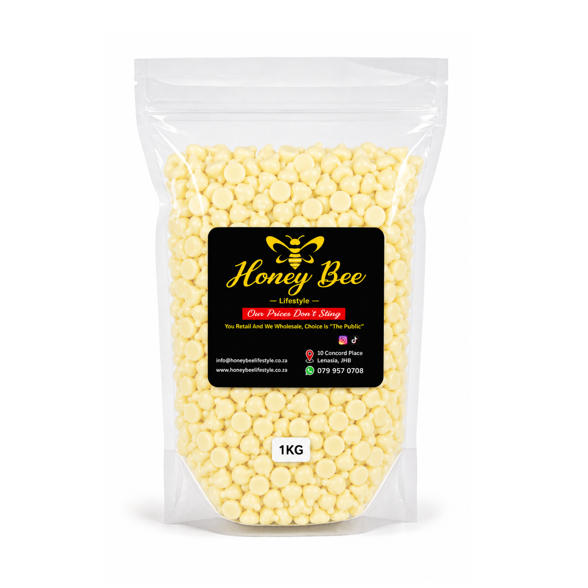 Chocolate Chips White - Assorted Sizes