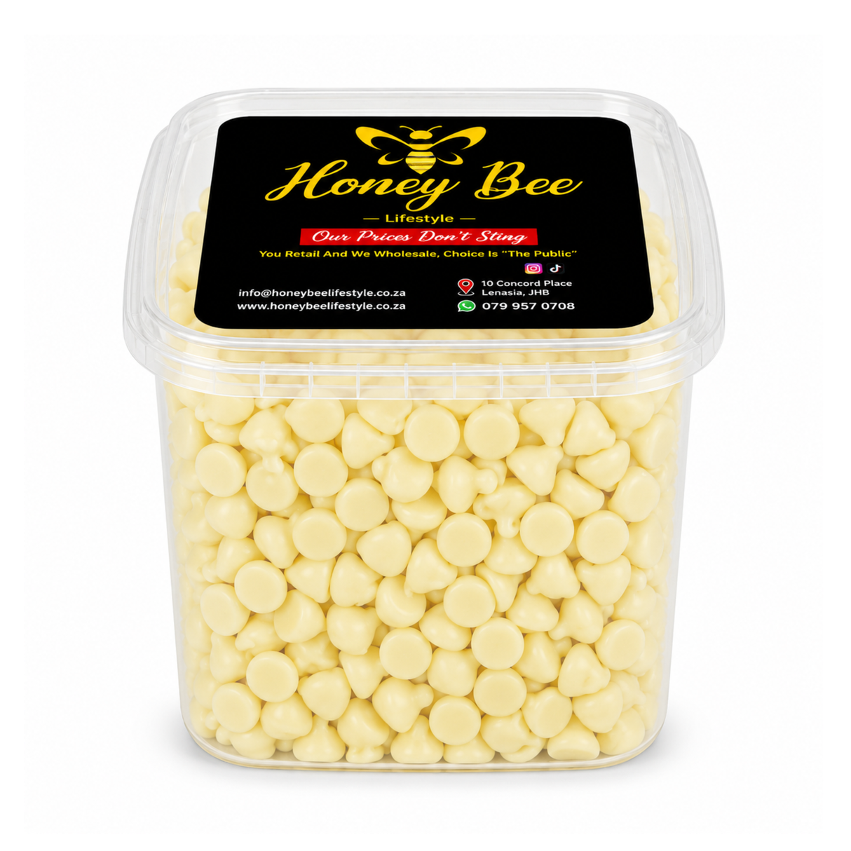 Chocolate Chips White - Assorted Sizes