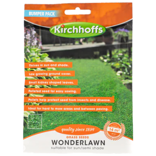 Grass / Lawn - Wonderlawn, Suitable for Sun/Semi-shade, Kirchhoff Seeds