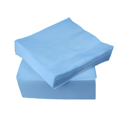 Serviettes - Light Blue, 2 ply, 50s