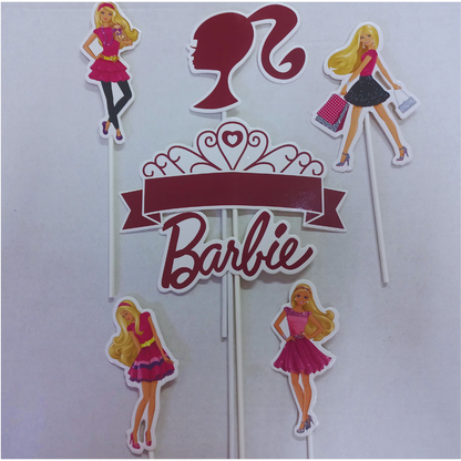 Character Cake toppers - 8/6 Piece