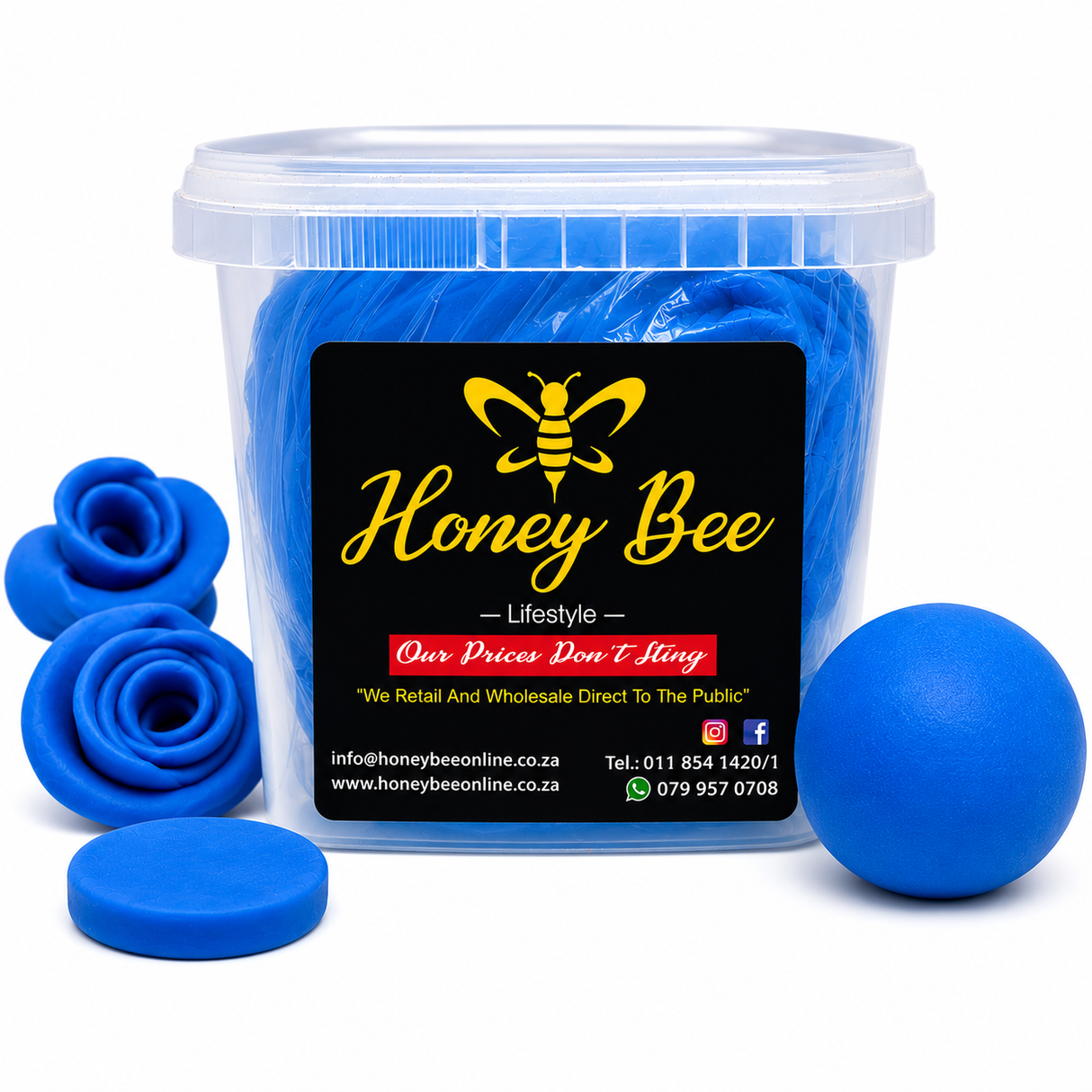 Premium Fondant – Blue, Assorted Sizes